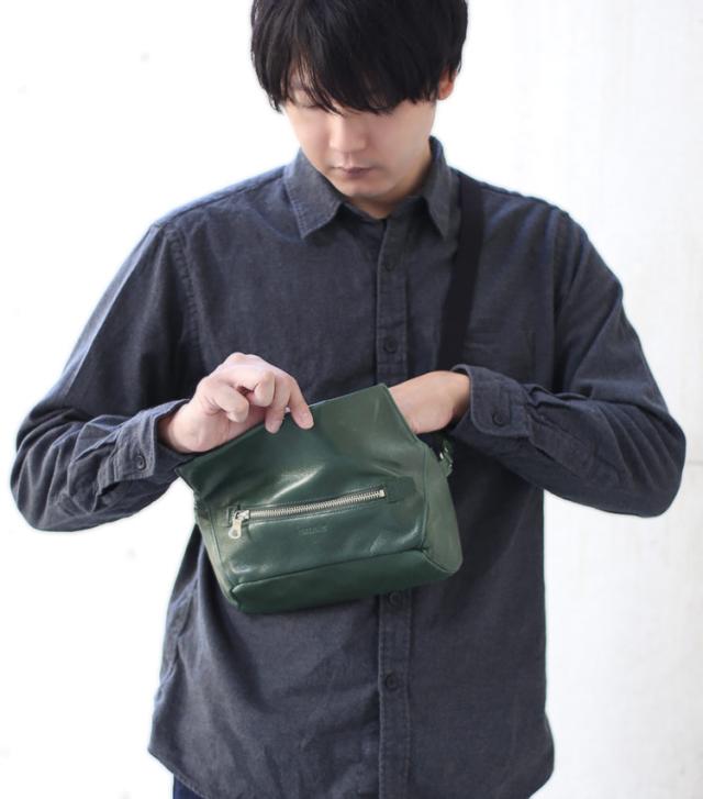 Jamale ステアーズ 日本製 牛革 ショルダーバッグ