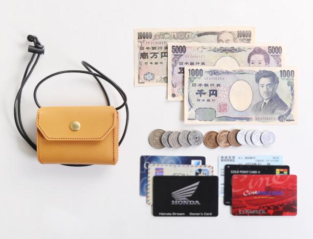 ミニ 小さい サイフ ネックウォレット 財布 ミニマリスト 現金