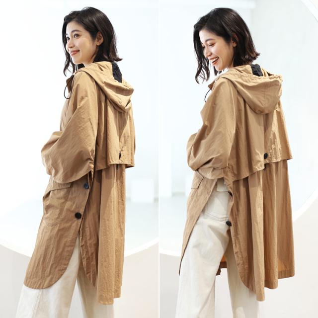 撥水 マウンテンパーカー ロング レディース