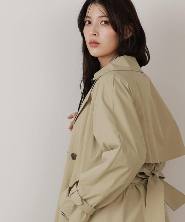 HALEINE トレンチコート レディース ベージュ