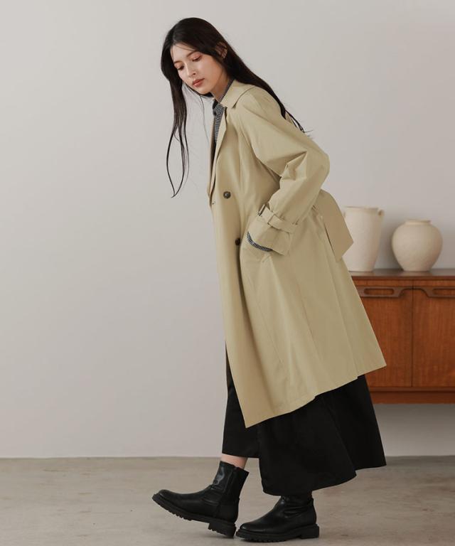 HALEINE トレンチコート レディース ベージュ