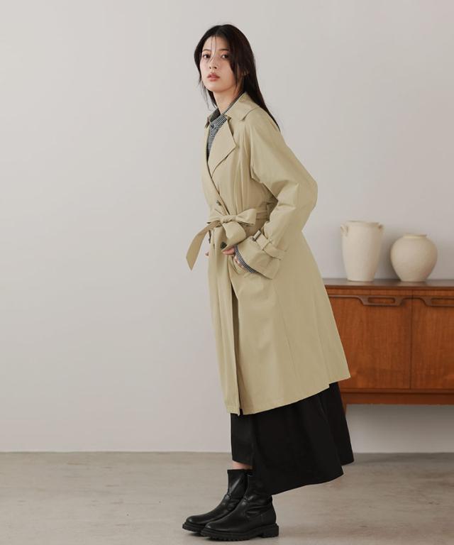 HALEINE トレンチコート レディース ベージュ