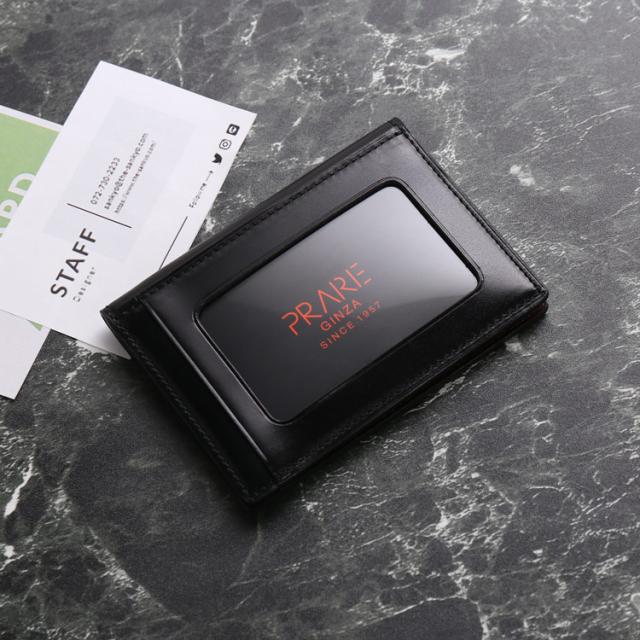 PRAIRIE[プレリー] ナチュラル コードバン 馬革 IDカードケース パスケース ICカード