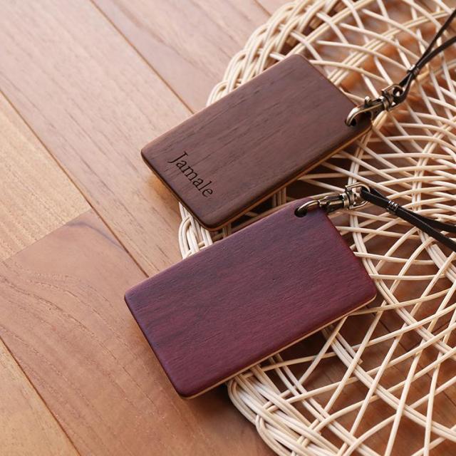 天然木 木製 ICカードケース 日本製