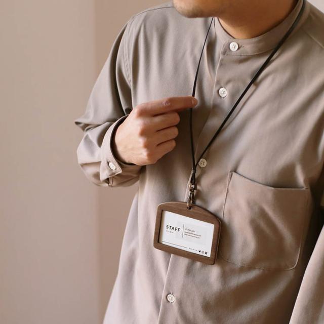 天然木 木製 IDカードケース 日本製