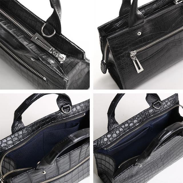 クロコダイル日本製バッグの内装