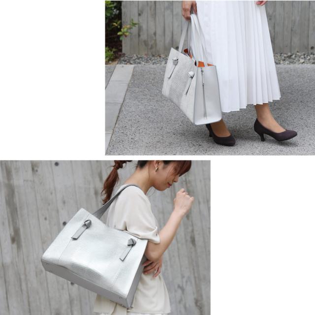 リザードトートバッグ日本製