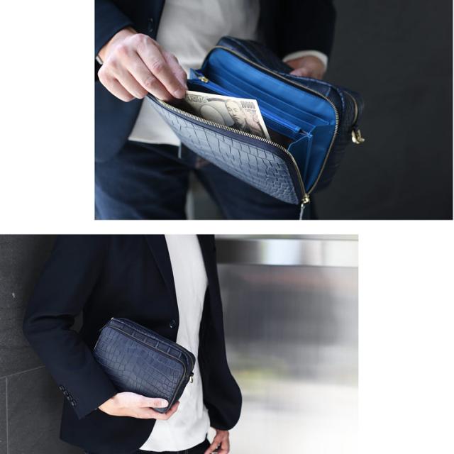 クロコダイルショルダーバッグ