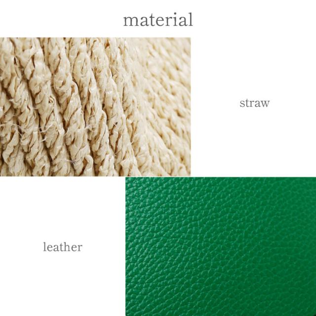 LORISTELLA レザーバッグ レディース 春 夏 ストロー 牛革 レザー