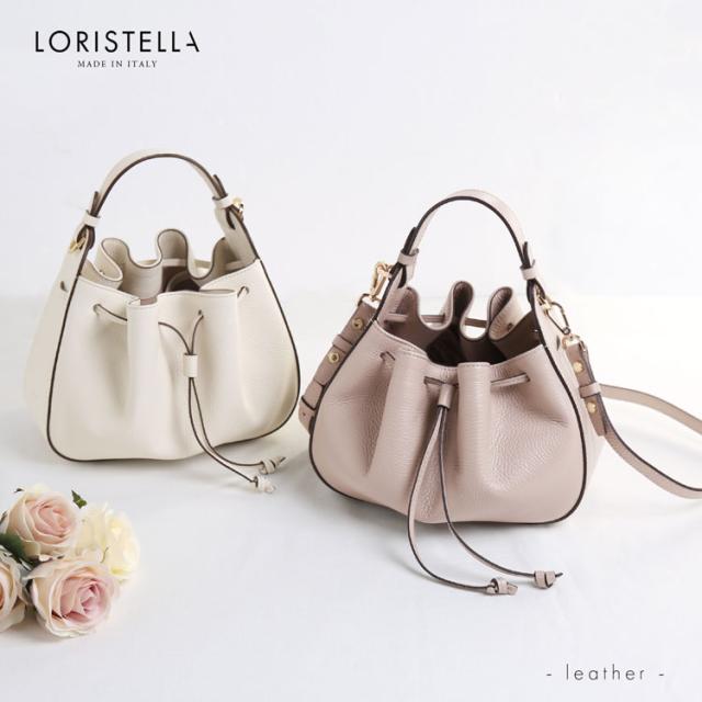 おしゃれ バンブーハンドル ブランド LORISTELLA バッグ 2way