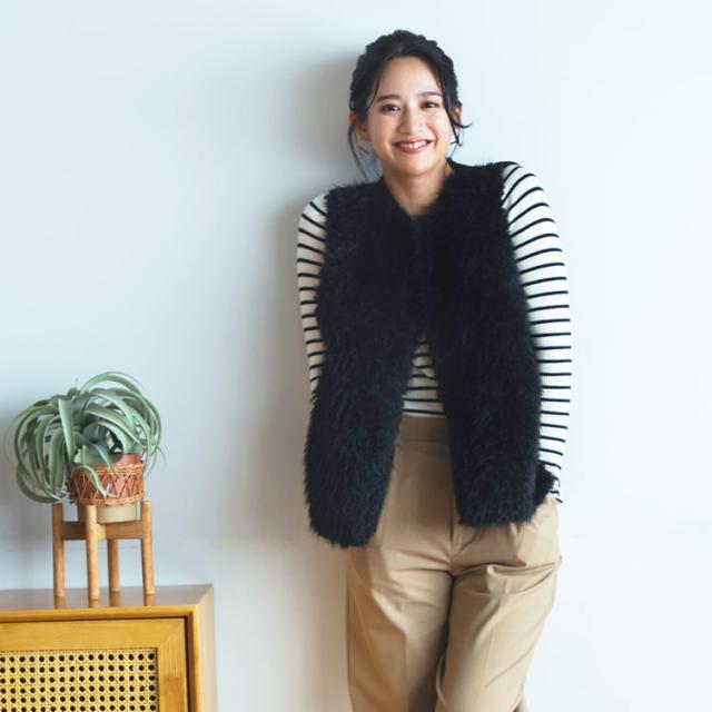 filomo ブランド フィローモ フェイクファー ファー ベスト レディース 女性 秋 冬 ファーベスト