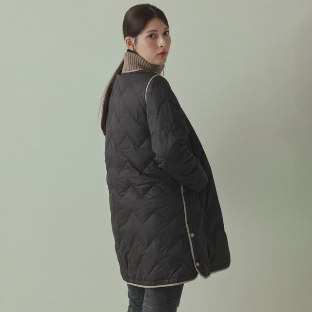 ダウンコート ホワイト 白 アイボリー