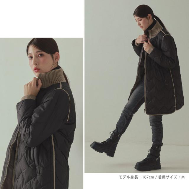 ダウンコート ブラック