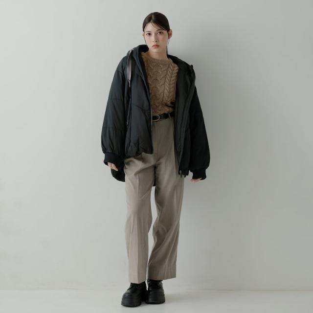 エコダウンコート ブラック 黒