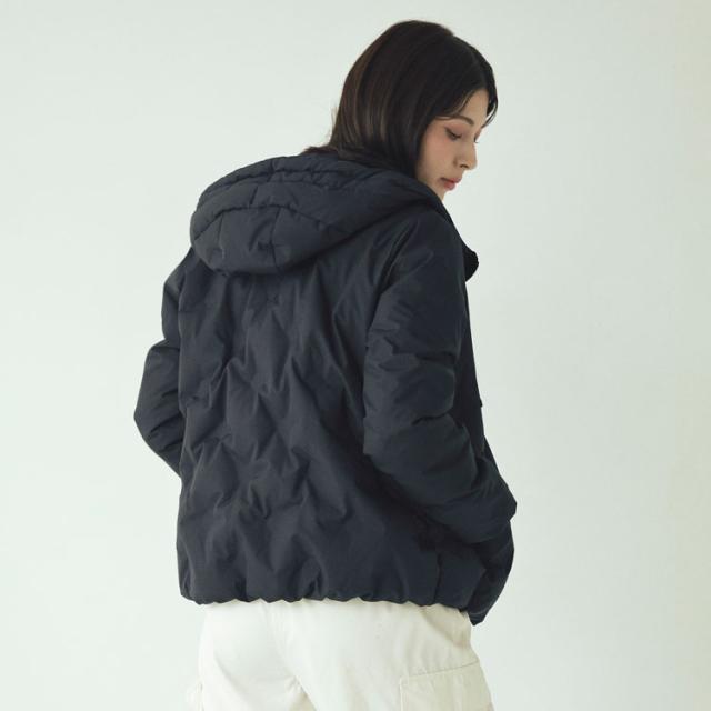 ダウンジャケット ショート丈 シームレス ダウン Filomo フィローモ 暖かい 防寒