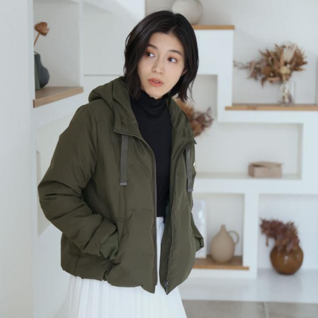 ダウンジャケット ショート丈 シームレス ダウン Filomo フィローモ 暖かい 防寒