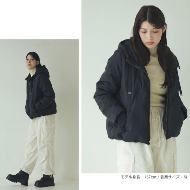 ダウンジャケット ショート丈 シームレス ダウン Filomo フィローモ 暖かい 防寒