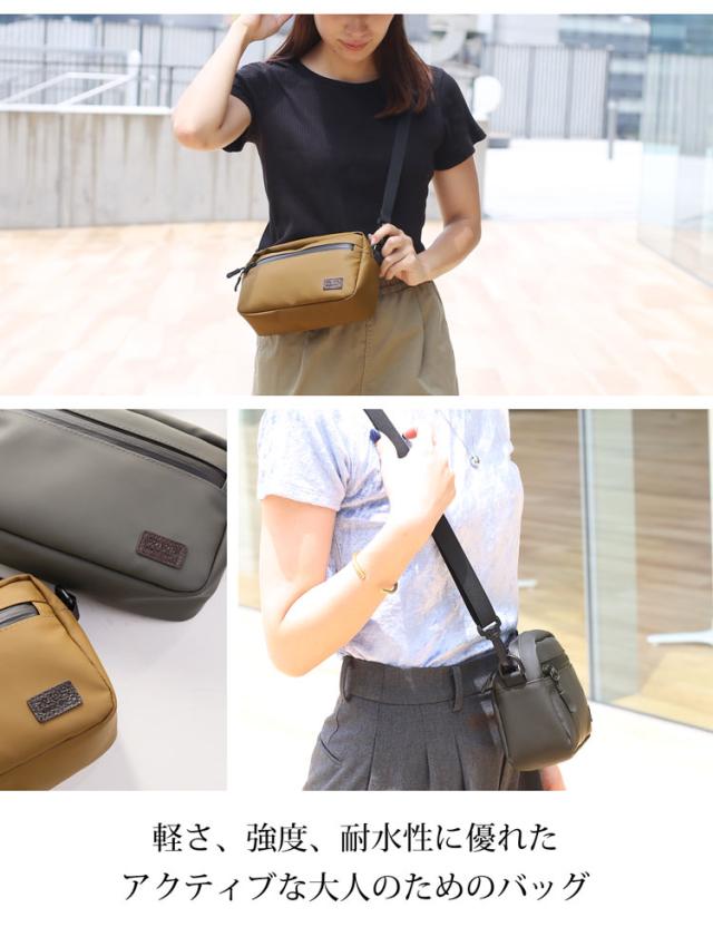 PRAIRIE プレリー 防水バッグ レディース アウトドア 防水 止水ファスナー 丈夫 ボディバッグ ショルダーバッグ