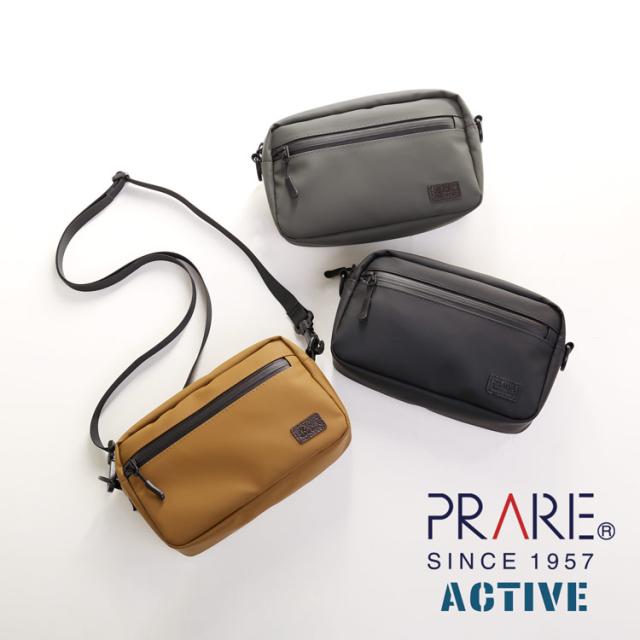 PRAIRIE プレリー 防水バッグ レディース アウトドア 防水 止水ファスナー 丈夫 ボディバッグ ショルダーバッグ