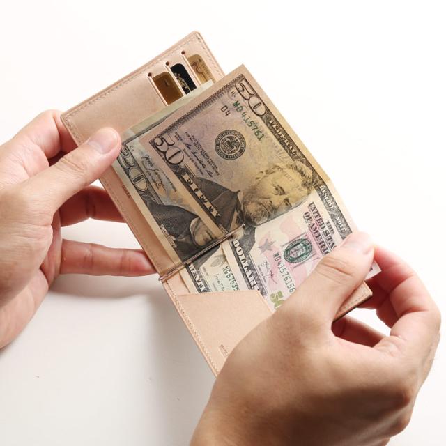 ナチュラルコードバン 日本製 マネークリップ レディース PRAIRIE プレリー 