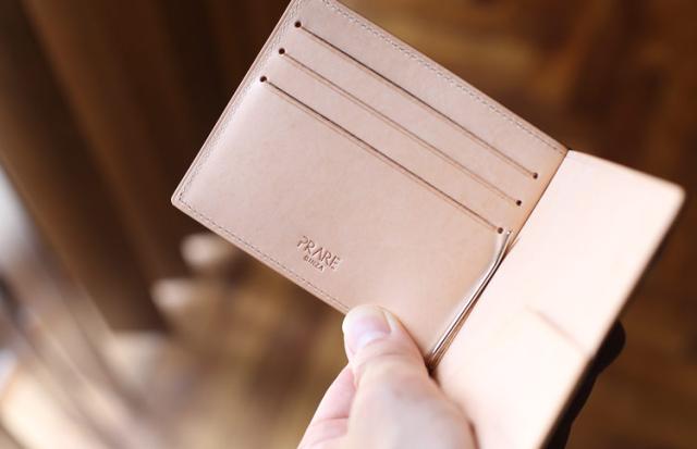 ナチュラルコードバン 日本製 マネークリップ レディース PRAIRIE プレリー 