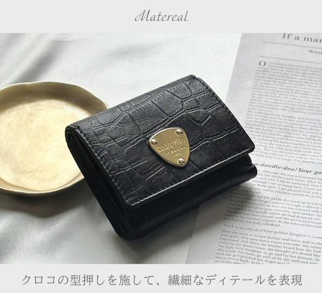 財布 レディース 三つ折り財布 GOLD PFEIL マテリアル