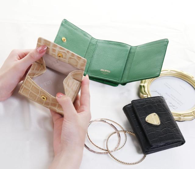 財布 レディース 三つ折り財布 GOLD PFEIL