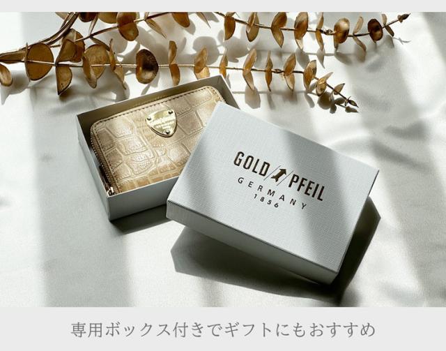 財布 レディース ミニ財布 GOLD PFEIL ギフト