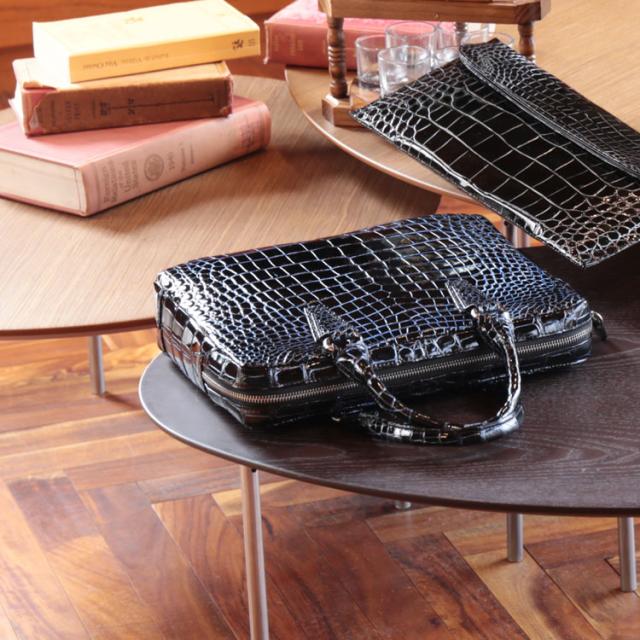 ハンドバッグ メンズ ブルー 青 ブラック 黒