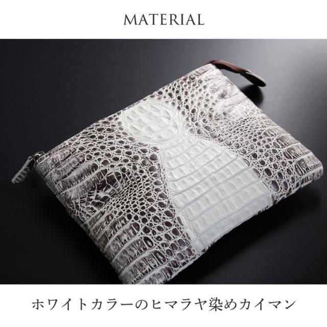 スモール クロコダイル ポロサス シャイニング 加工 センター取り 2way ハンドバッグ