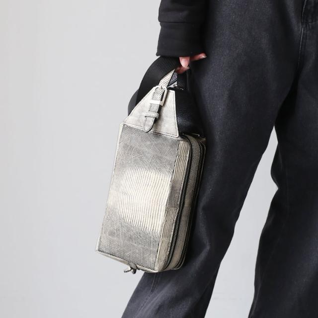 リザード 2wayバッグ ボディバッグ クラッチバッグ 本革 高級 トカゲ レザー バッグ ショルダーバッグ