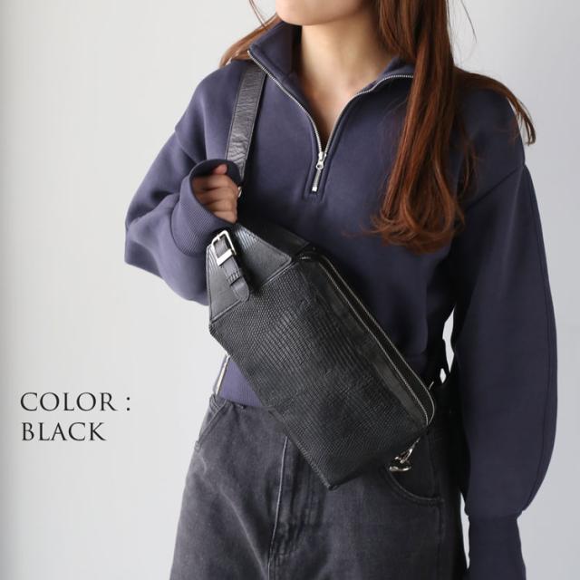 リザード 2wayバッグ ボディバッグ クラッチバッグ 本革 高級 トカゲ レザー バッグ ショルダーバッグ