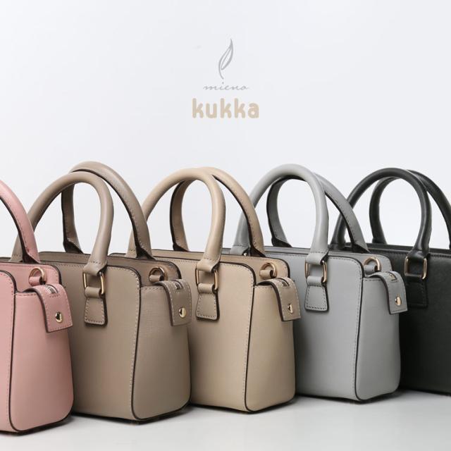 mieno kukka 本革 ハンドバッグ ミニバッグ