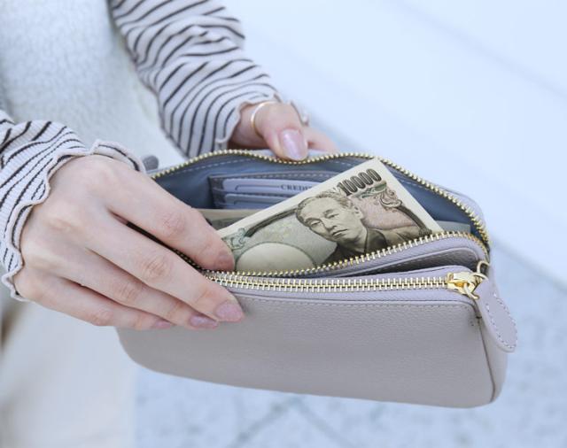 お財布 財布 ポーチ マルチポーチ マルチ お札 お金 紙幣入れ シンプル 無地