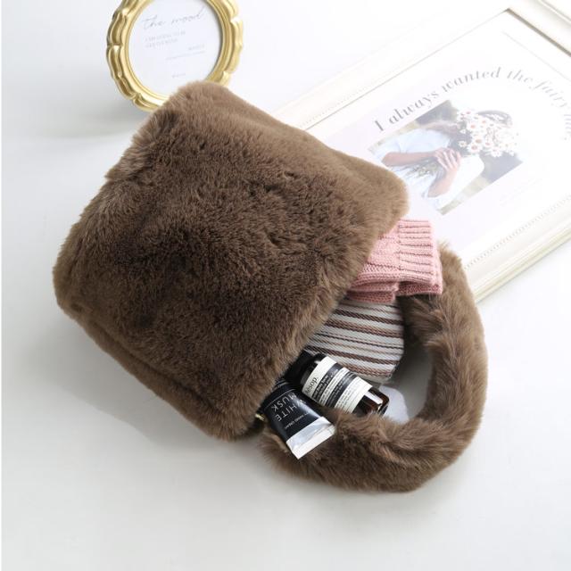 フェイクファー ショルダーバッグ バッグ レディース 軽量