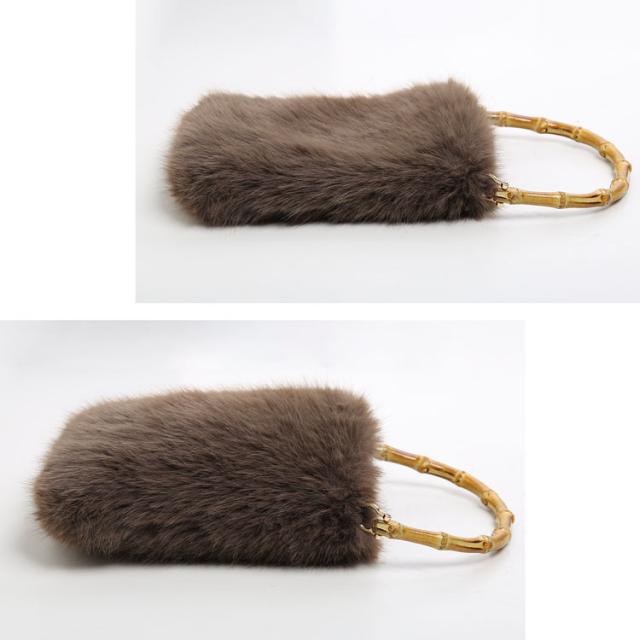 エコファーバンブーバッグ 可愛い ふっくら