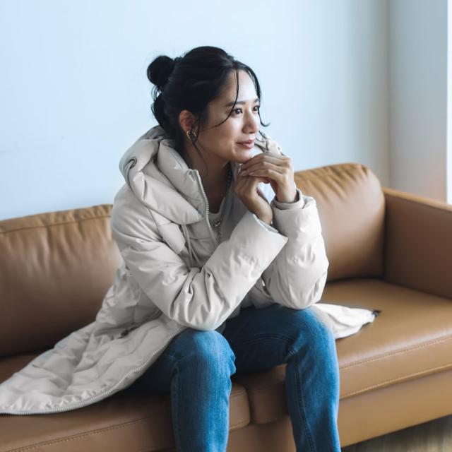 シームレス ダウン コート アウター