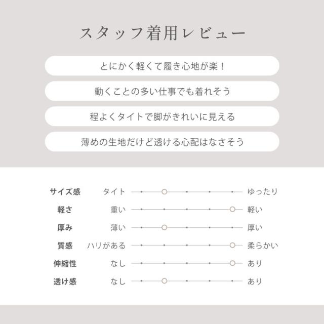 着心地 着用 レビュー スタッフ コメント