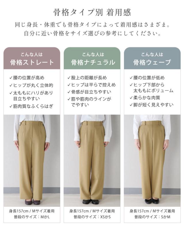 骨格タイプ 骨格 骨格診断 ストレート ナチュラル ウェーブ 体型