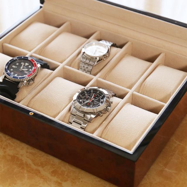腕時計 収納ケース 10本 木製 時計 ディスプレイ 保管 コレクション
