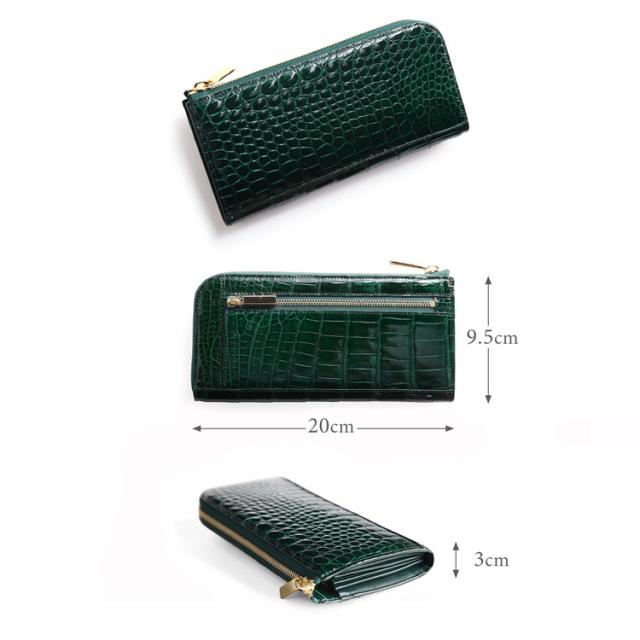 ナイルクロコダイル長財布のサイズ