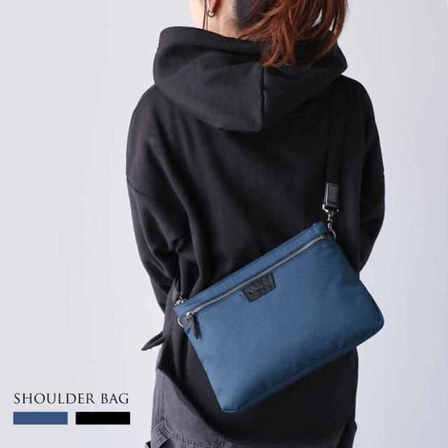 ショルダー バッグ 斜め掛け 肩掛け 薄型 サコッシュ 小さい 本革