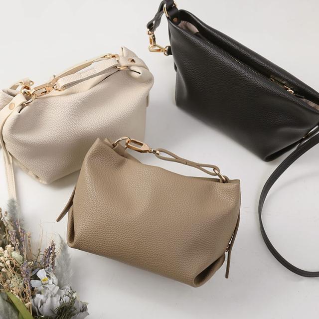 miaborsa 2WAY ショルダーバッグ 斜めがけ ミニバッグ レディース