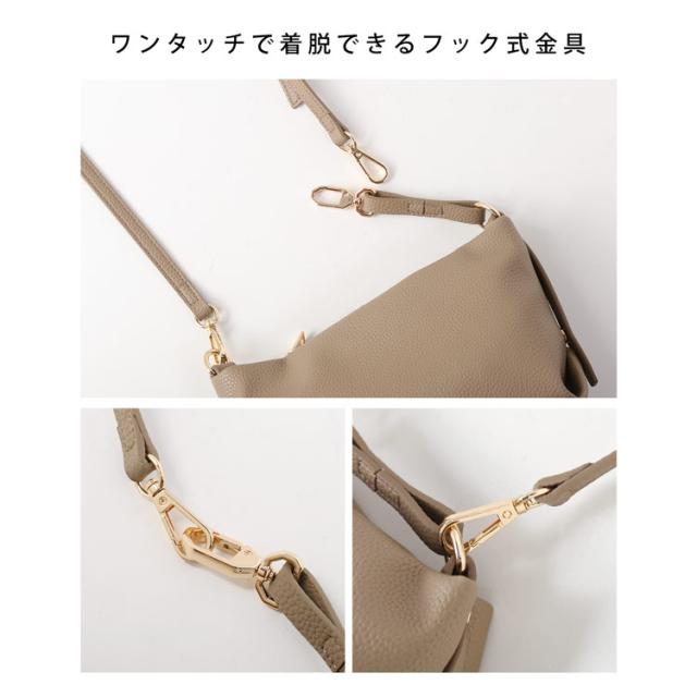 miaborsa 2WAY ショルダーバッグ 斜めがけ ミニバッグ レディース