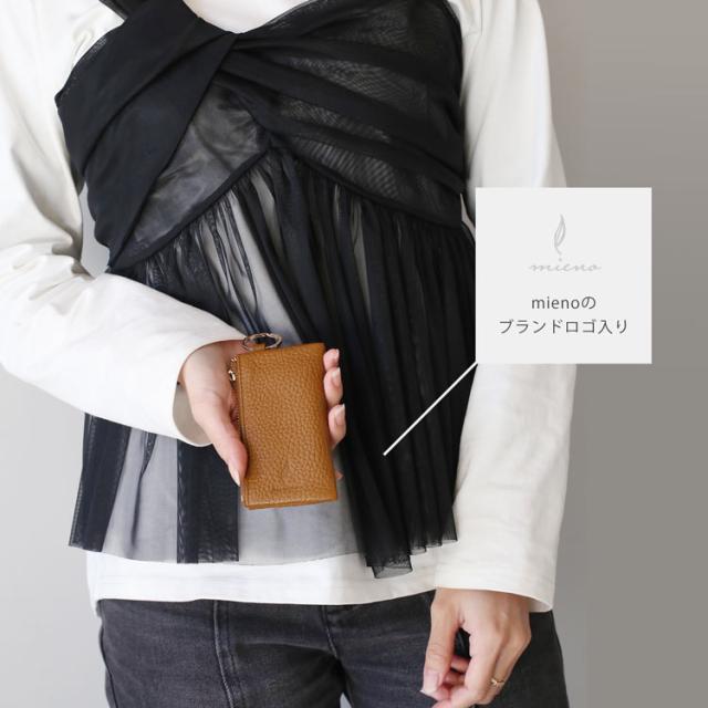 mieno キーケース カード リング アクセ
