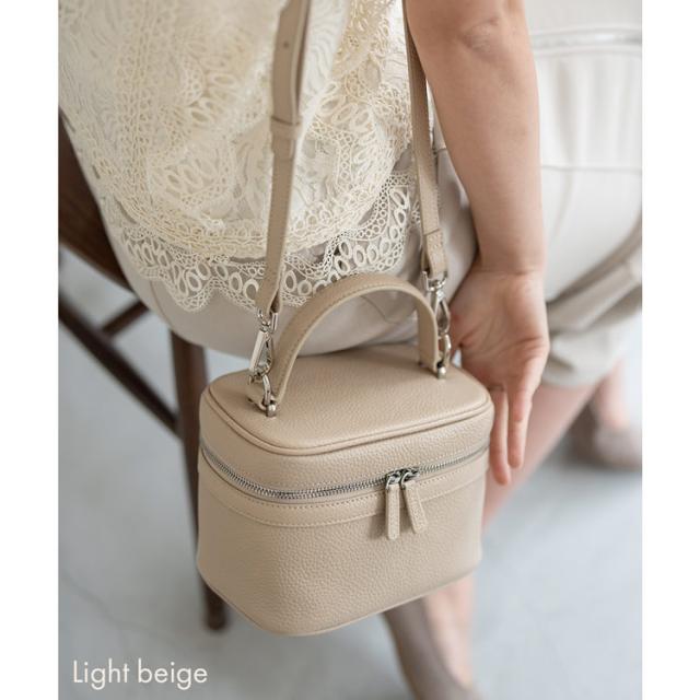 あおりポケット 牛革 2way ハンドバッグ