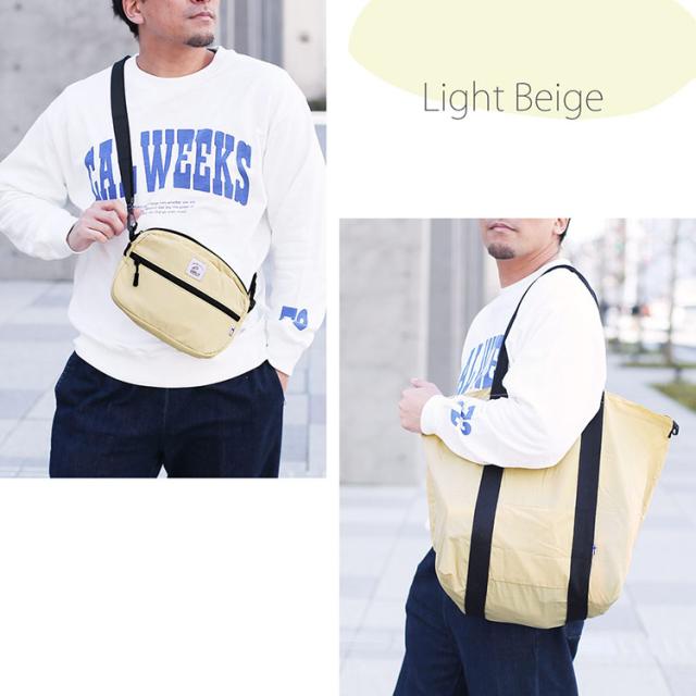 バッグ ポーチ トートバッグ イエロー ライトベージュ ユニセックス