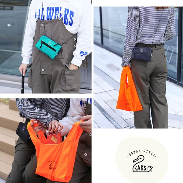 kaksi ミニショルダー バッグ ポーチ キーセーフ ポケット