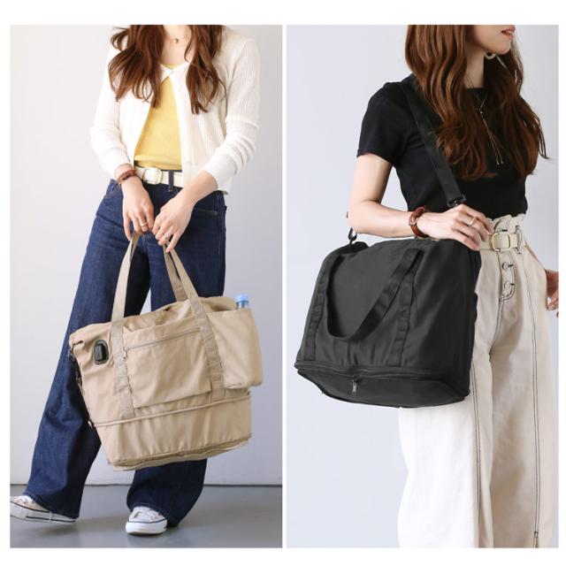 旅行バッグ ボストンバッグ USBポート 折りたたみ 大容量