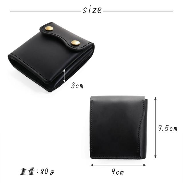 Jamale 財布 牛革 コンパクト 小さい